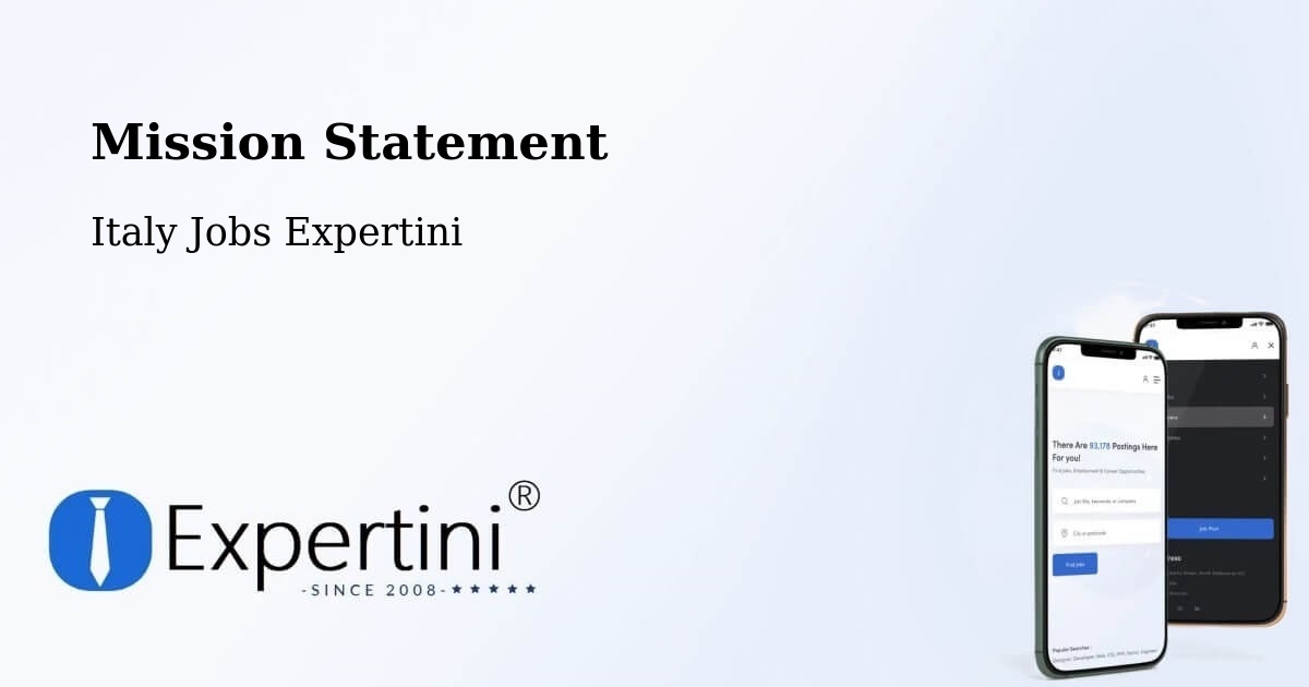 Corporate Mission – Valenzano - Italy Jobs Expertini